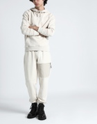 Woolrich Varsity Hoodie Mens Sweatshirt Cream