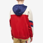 Gucci Men's Half Zip Smock Jacket in Red