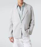 God's True Cashmere Cashmere blazer with amethyst