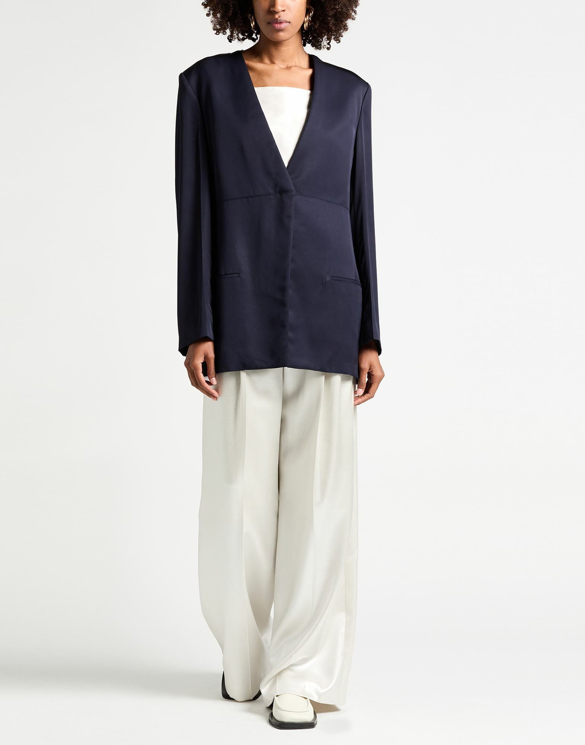 Jil Sander Womens Blazer in Navy