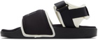 adidas x Humanrace by Pharrell Williams Black Adilette 2.0 Sandals