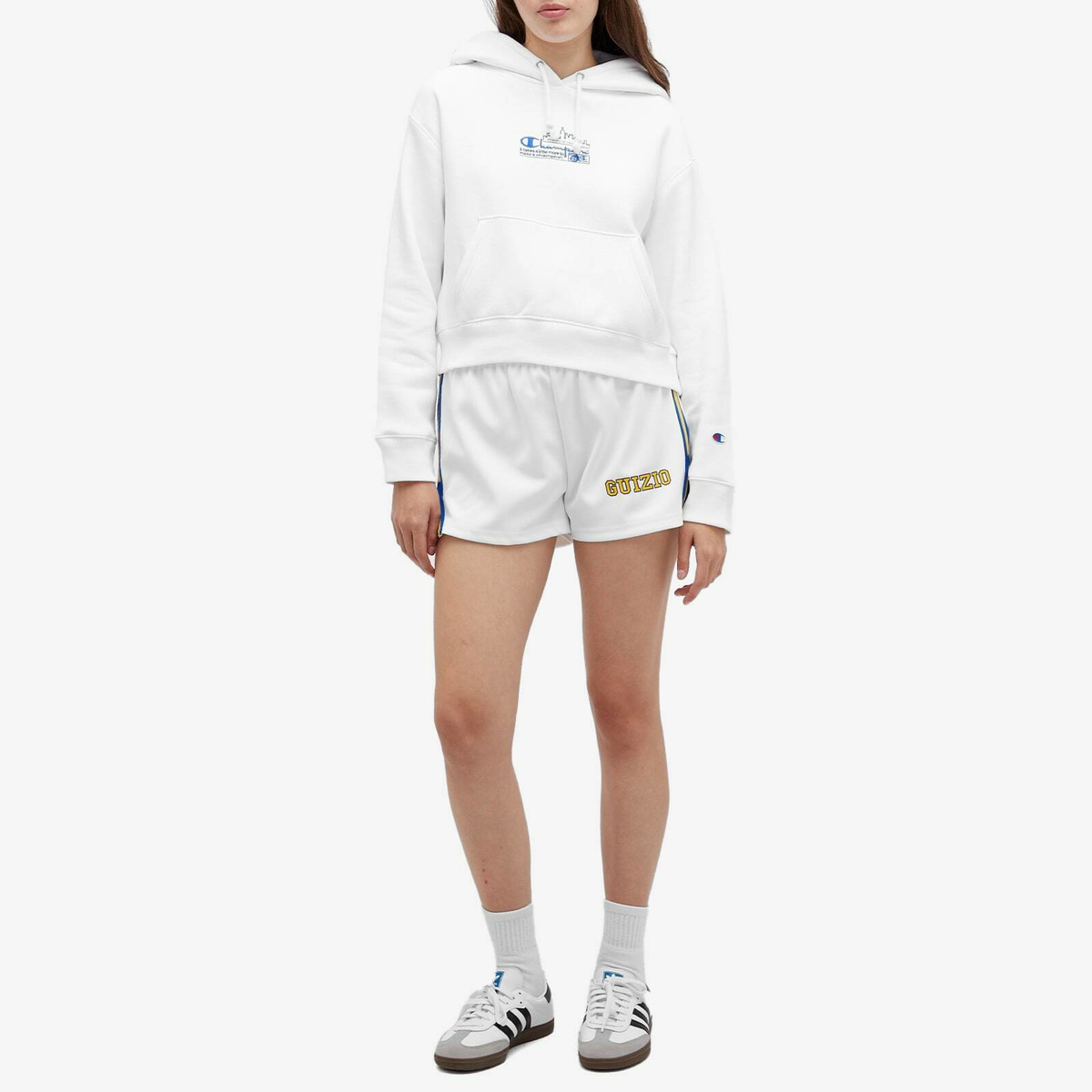 Champion Women's x Guizio Shorts in White