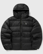 Calvin Klein Jeans LS NYLON ZIP OFF HOOD DOWN PUFFER JACKET Black Mens Down & Puffer Jacket