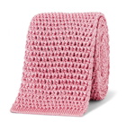 TOM FORD - 7.5cm Knitted Silk Tie - Men - Pink