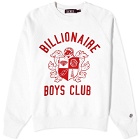 Billionaire Boys Club Men's Crest Logo Sweatshirt in White