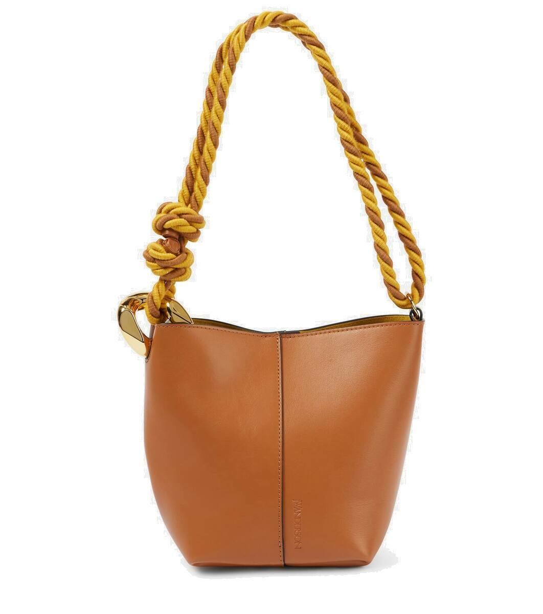 JW Anderson Corner Small leather bucket bag JW Anderson