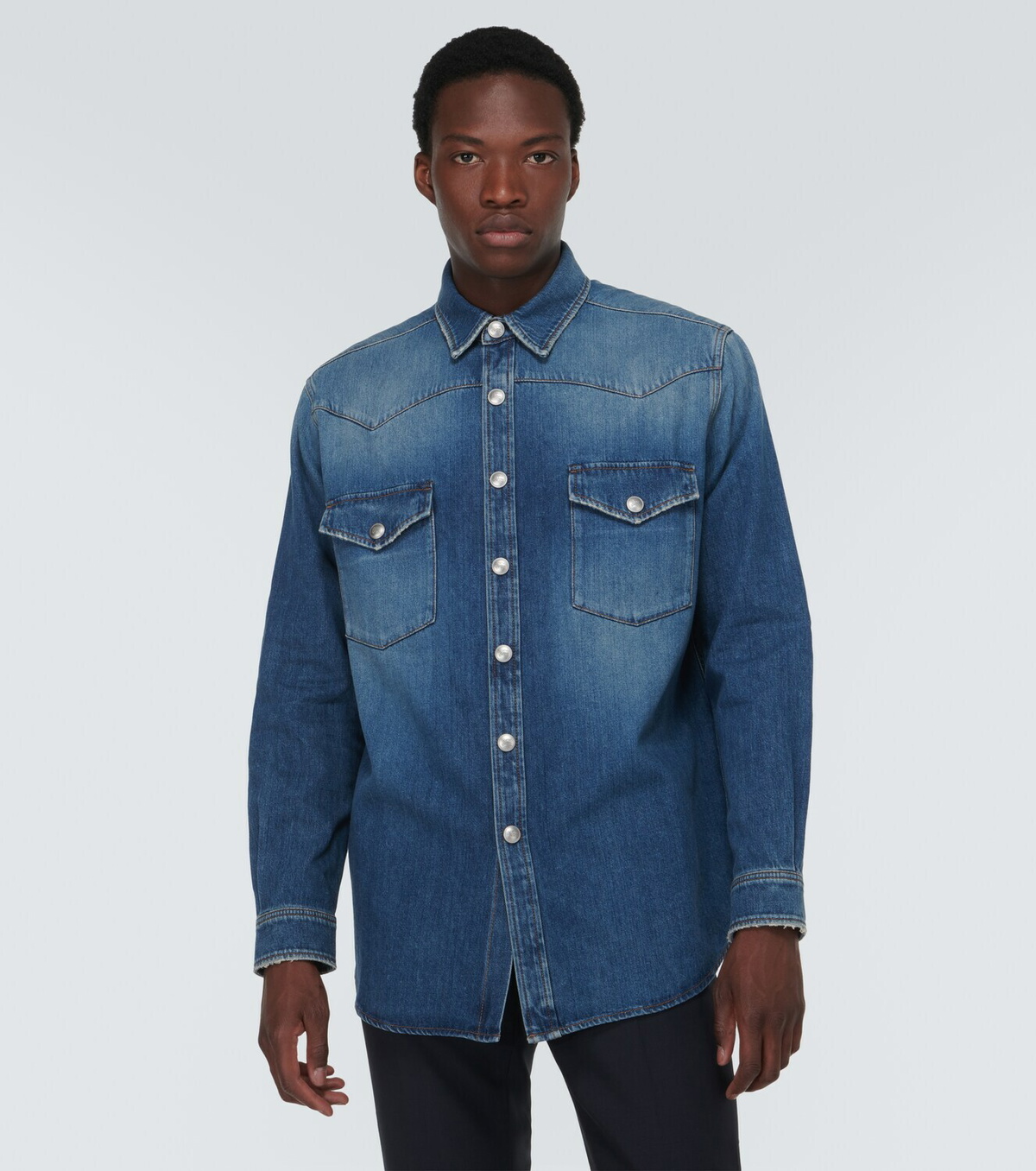 Burberry cheap denim shirt