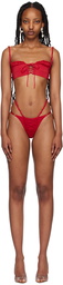 Dilara Findikoglu Red Antoinette Bikini