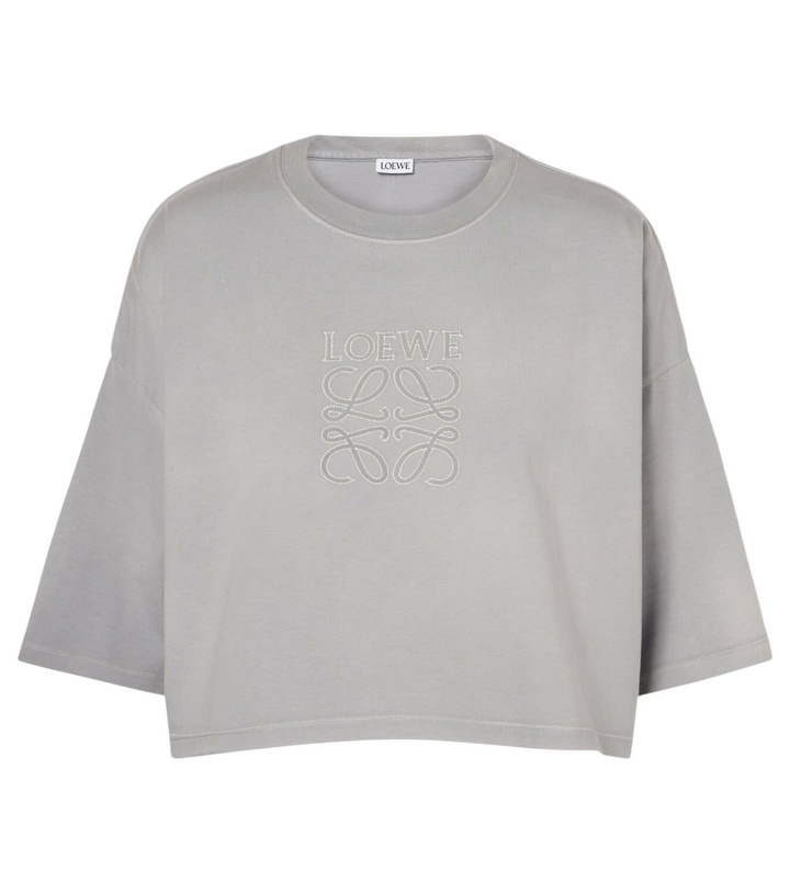 Photo: Loewe Cropped cotton jersey T-shirt