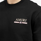 AMIRI Men's Watercolour Bar Crew Sweat in Black