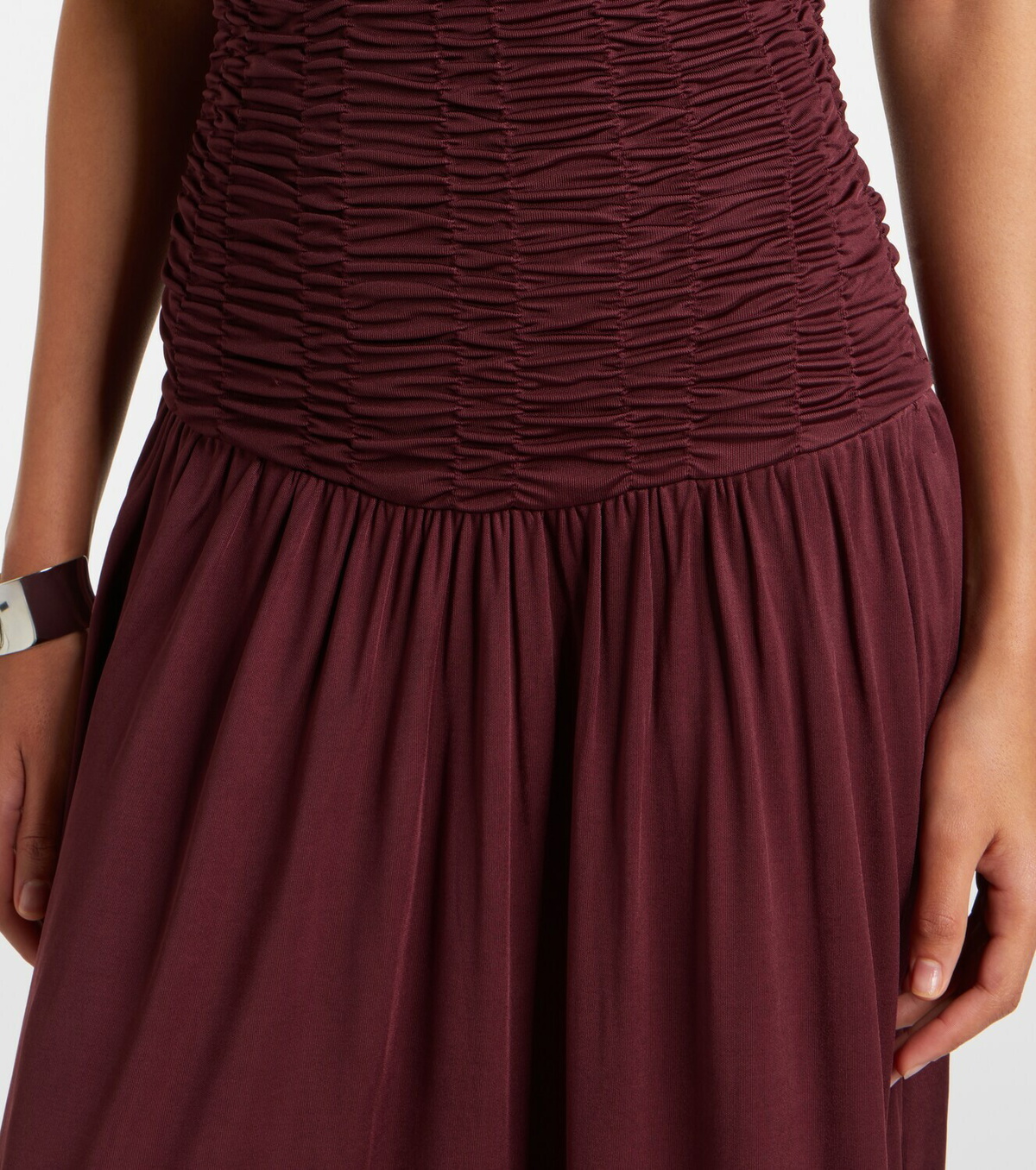 Aya Muse Anara ruched maxi dress