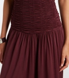 Aya Muse Anara ruched maxi dress