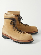 George Cleverley - Ernest Shearling-Lined Suede Boots - Neutrals