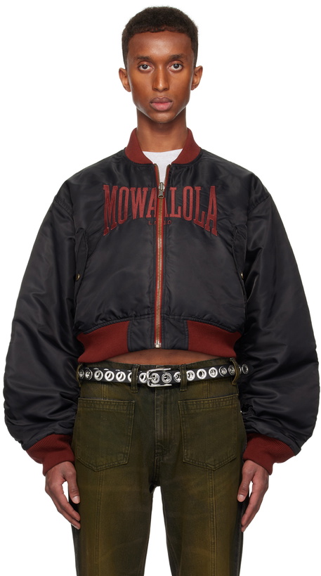 Photo: Mowalola Black Tyson Reversible Bomber Jacket
