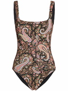 ETRO Printed Lycra One Piece Swimsuit