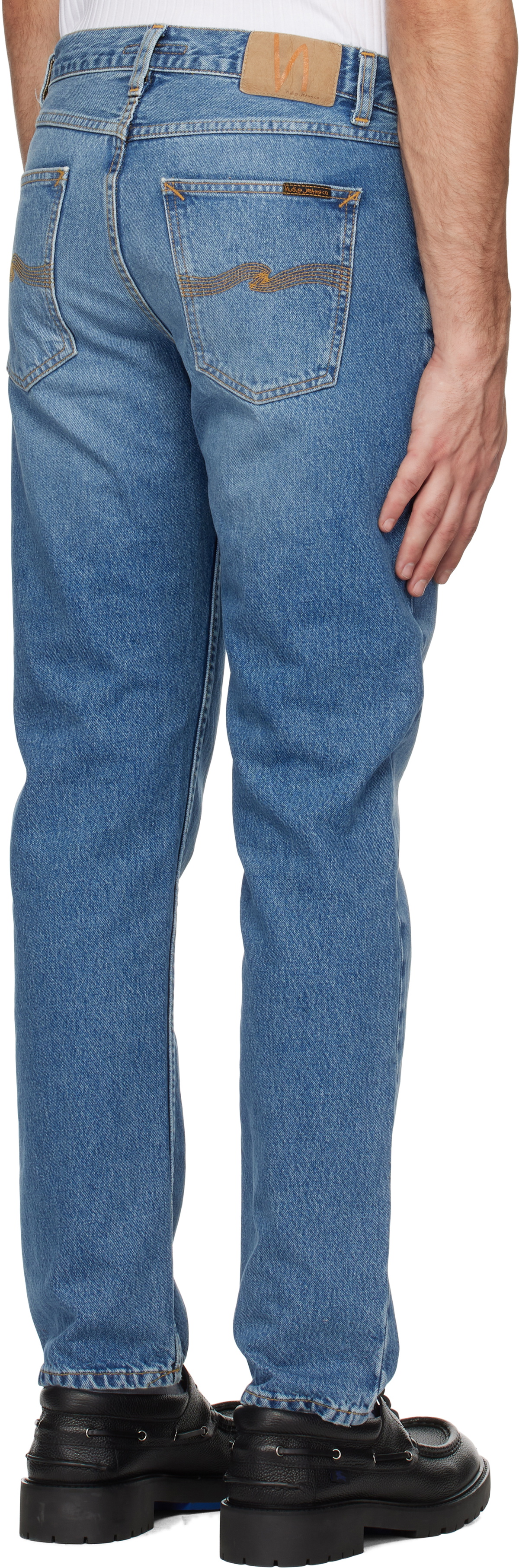 Nudie Jeans Blue Gritty Jackson Jeans