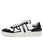 Lanvin Men's Nylon Clay Low Top Sneaker in Optic White/Black
