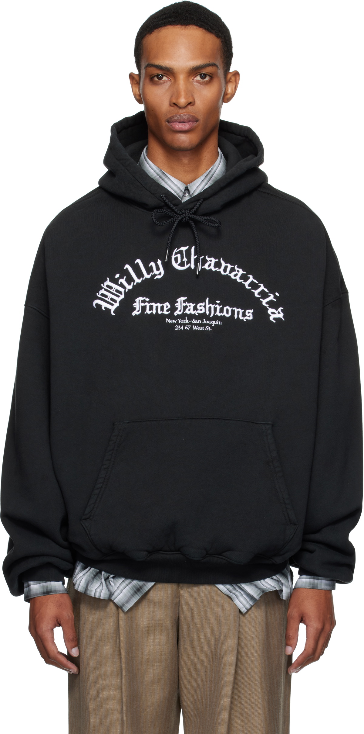 Willy Chavarria フレズノフーディー Fresno Hoodie in Black – SVRN