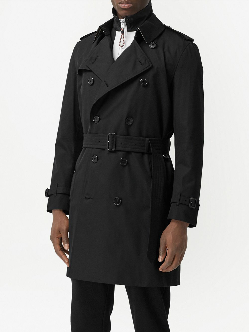 BURBERRY - Kensington Mid Cotton Trench Coat Burberry