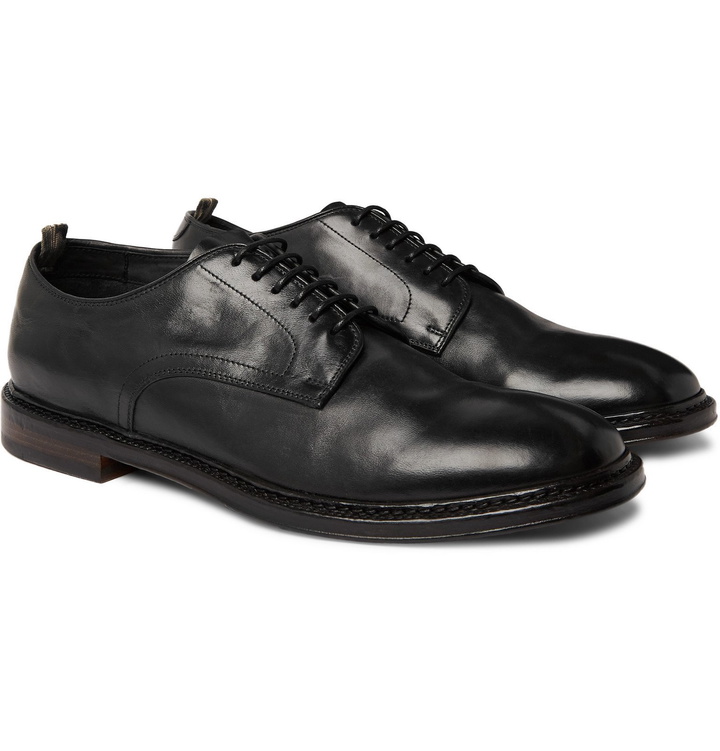 Photo: Officine Creative - Hopkins Leather Derby Shoes - Black