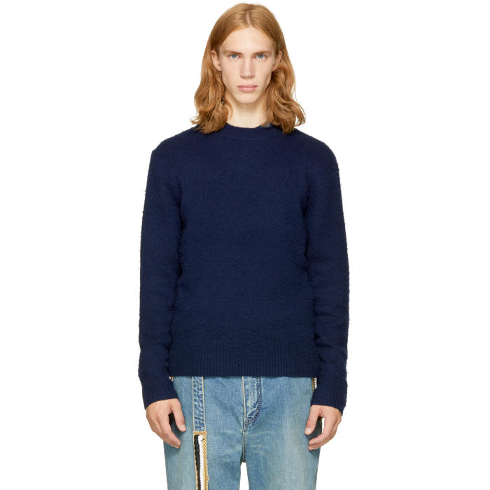 Acne Studios Navy Peele Sweater Acne Studios