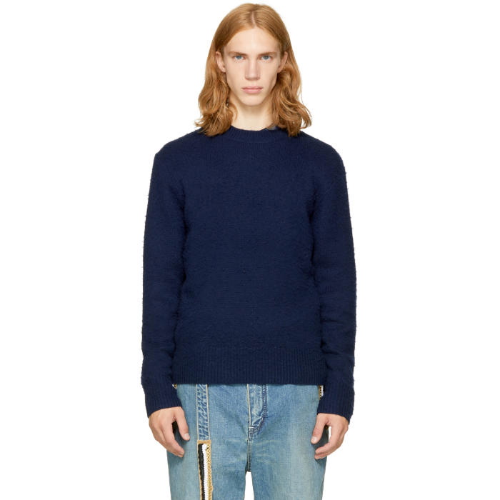 Photo: Acne Studios Navy Peele Sweater