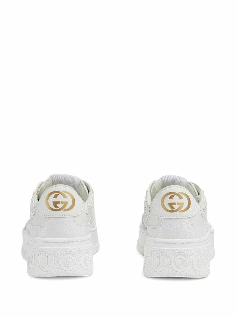 GUCCI - Chunky Leather Sneakers Gucci
