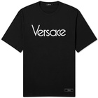 Versace Men's Tribute Embroidered T-Shirt in Black