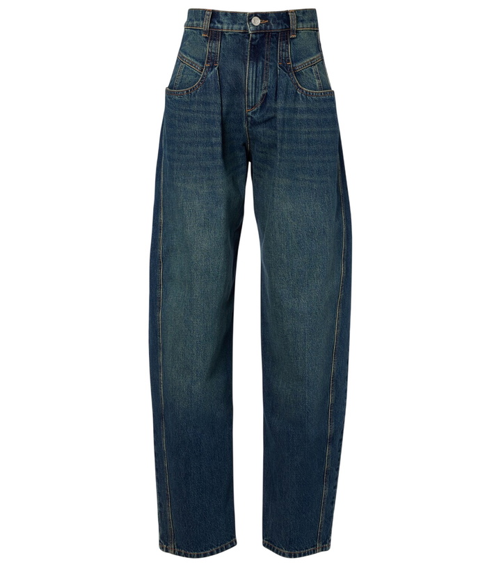 Photo: Isabel Marant Lishaga barrel-leg jeans
