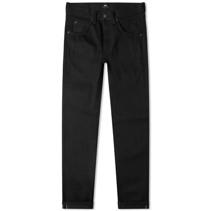 Photo: Edwin ED-55 Relaxed Tapered Jean Black 14oz Red Selvedge