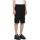 Burberry Black Logo Ailford Shorts