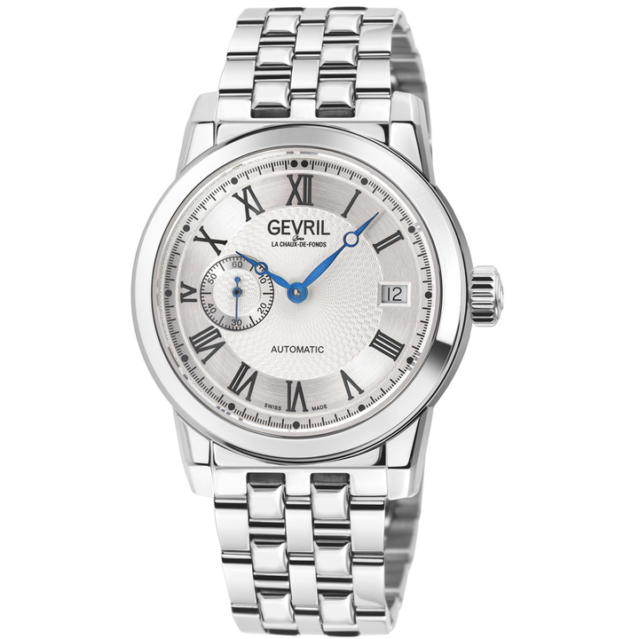 Photo: Gevril Madison Automatic White Dial Mens Watch 2563B