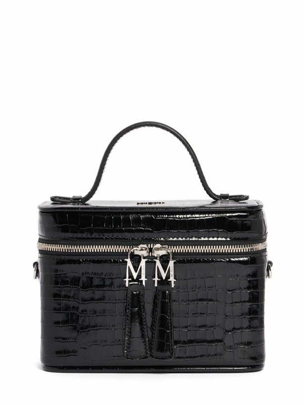 Photo: MAX MARA Embossed Leather Vanity Case