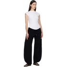 ALAÏA Black Petal Fleece Sweatpants