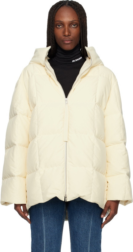Photo: Jil Sander Off-White Quilted Down Jacket