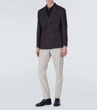 Brioni Cotton, silk, and cashmere polo shirt