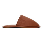 Loewe Brown Logo Slippers