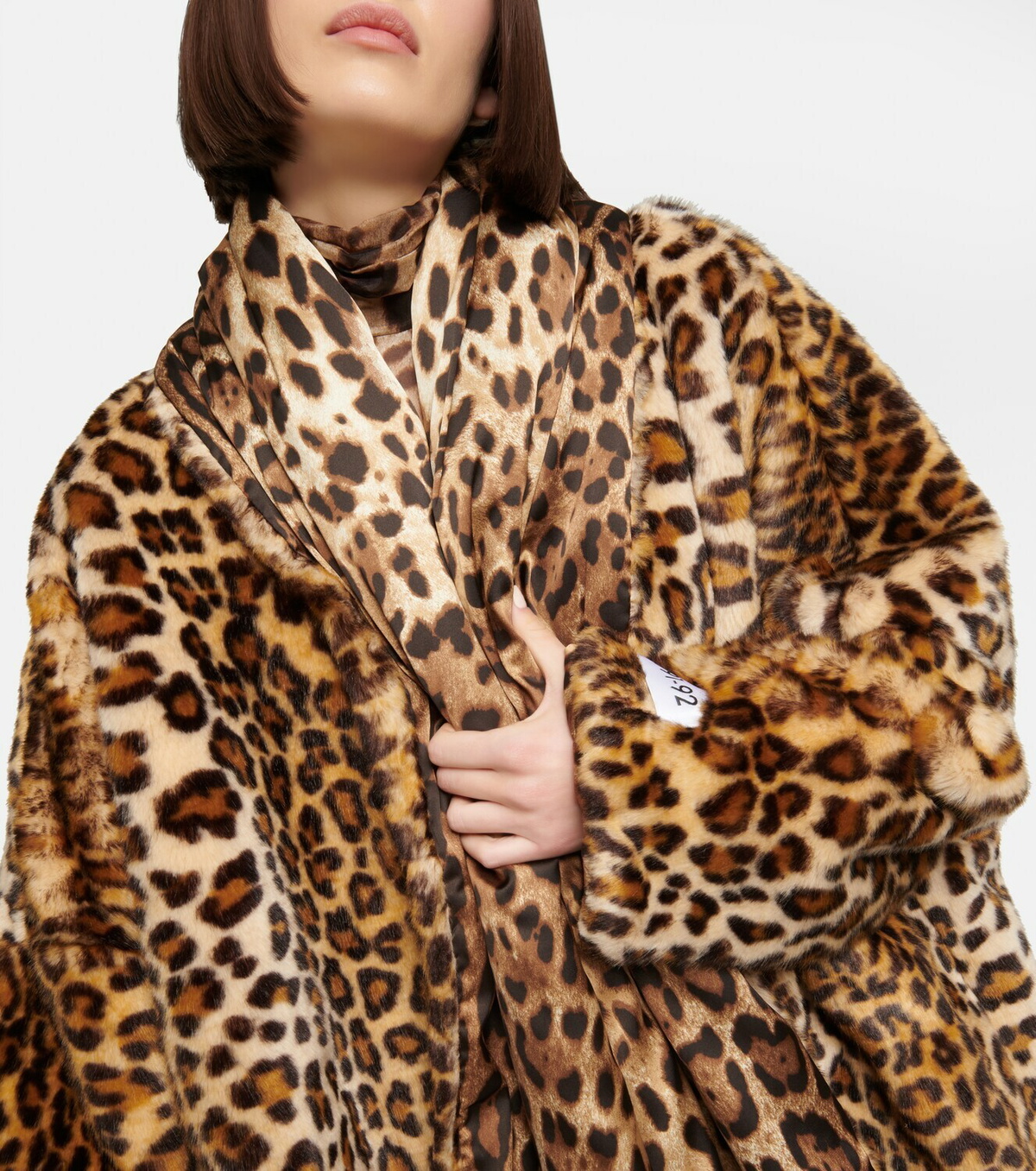 Dolce&Gabbana - x Kim faux fur coat Dolce & Gabbana