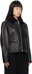 YMC Black Pepper Leather Jacket