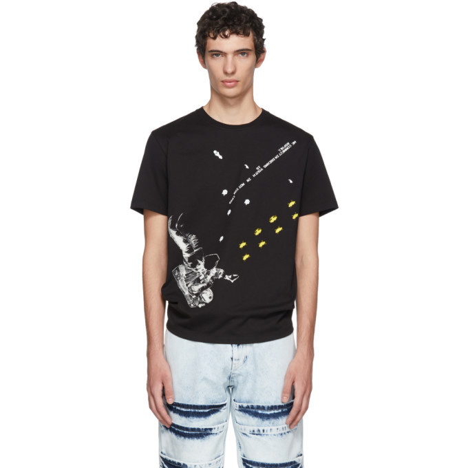 Photo: Raf Simons Black Slim Fit Astronaut T-Shirt