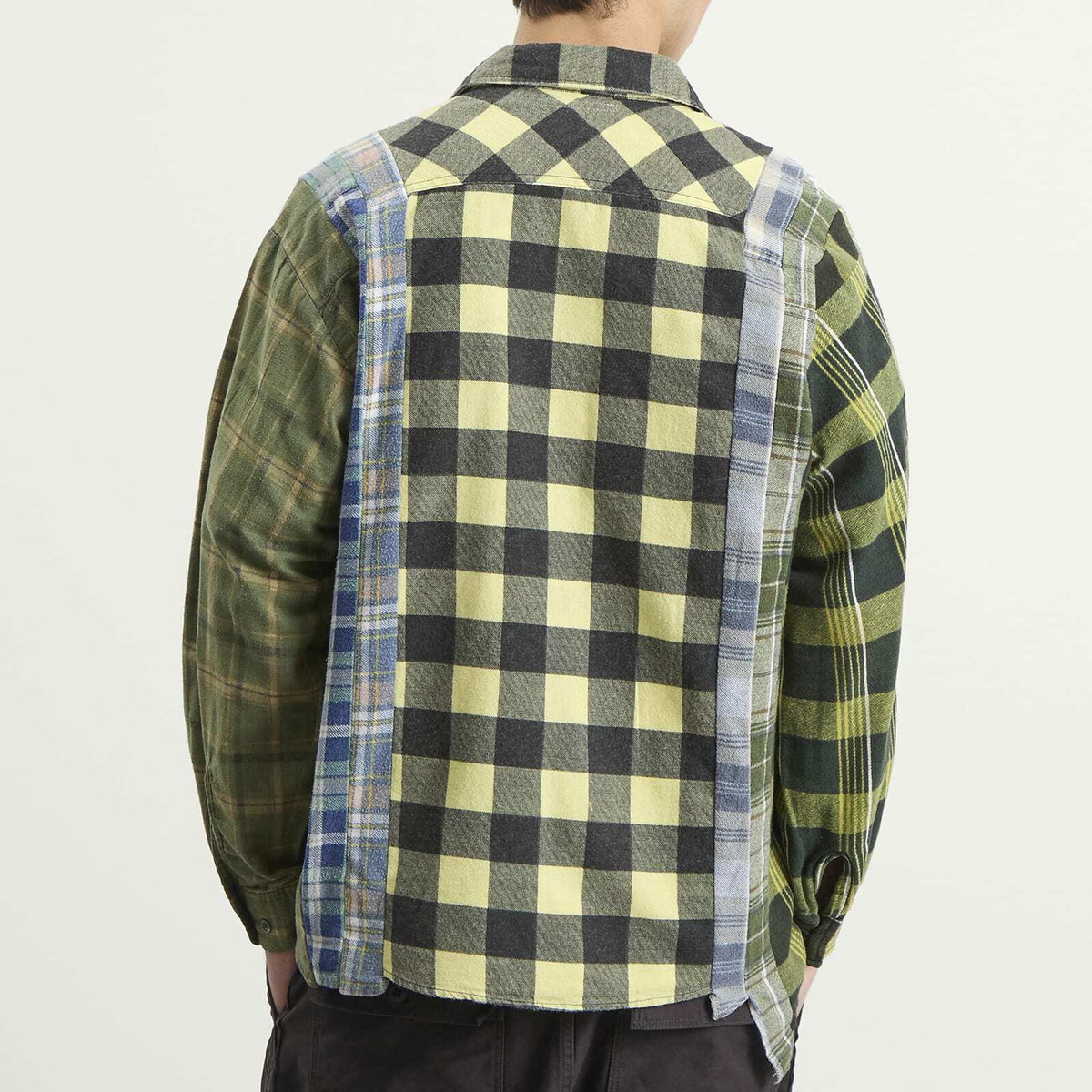 Needles Men's 7 Cuts Flannel Shirt in Assorted