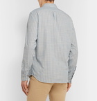 J.Crew - Button-Down Collar Striped Cotton-Chambray Shirt - Blue