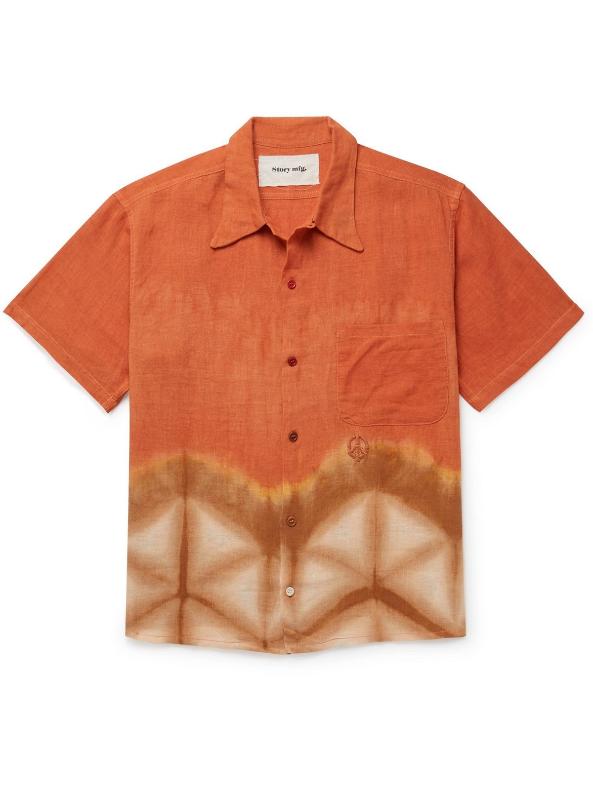 Orange X White Tie Dye Shirt – Magaion