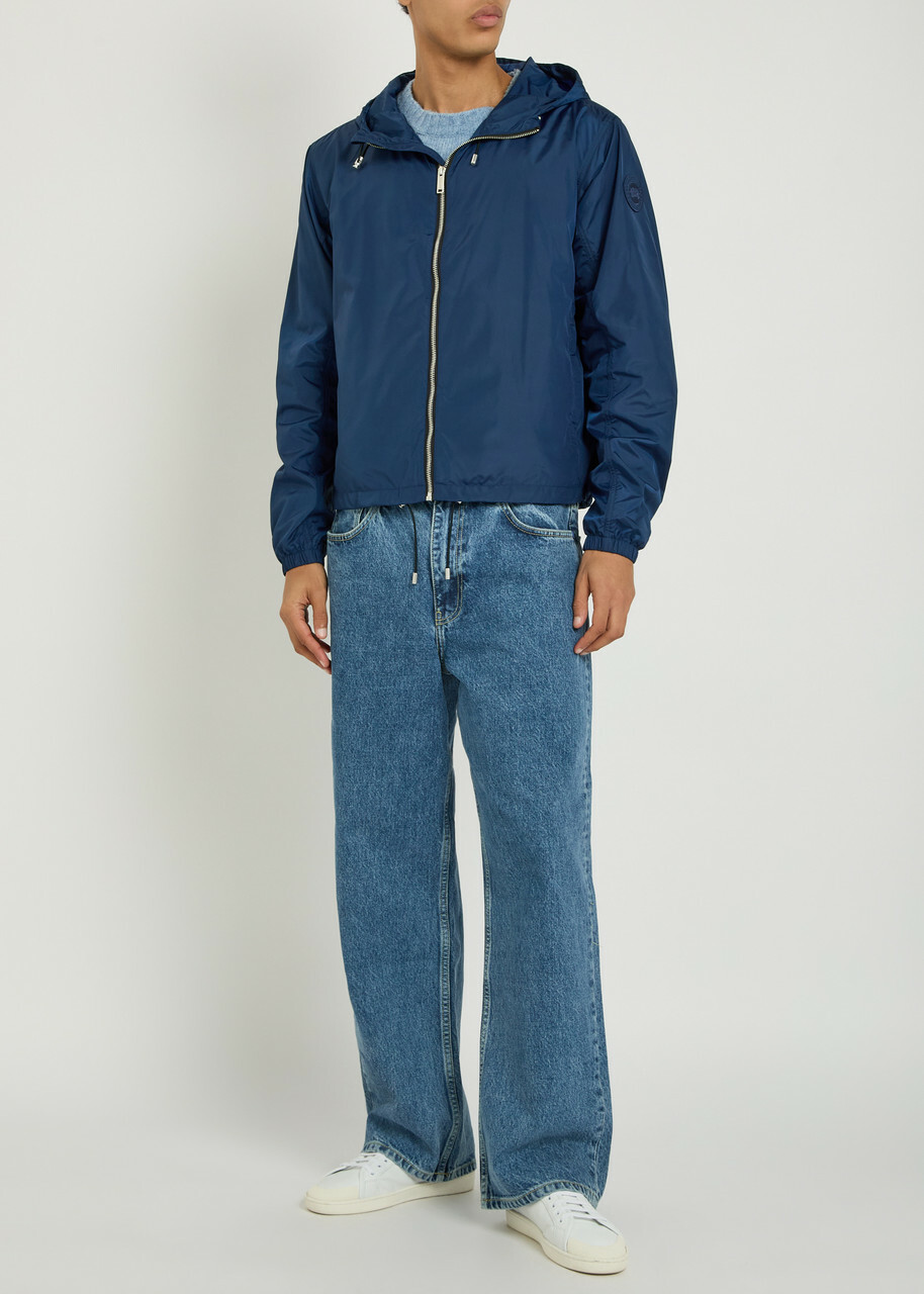 Canada Goose Drift Hooded Logo-appliquéd Shell Jacket Navy