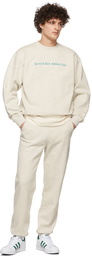 Sporty & Rich Grey & Beige 'Athletic Club' Lounge Pants