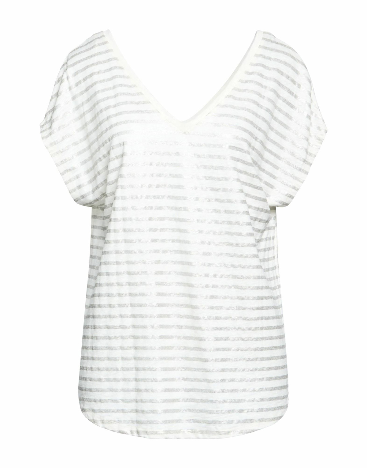 Majestic Filatures Womens T-shirt in Silver