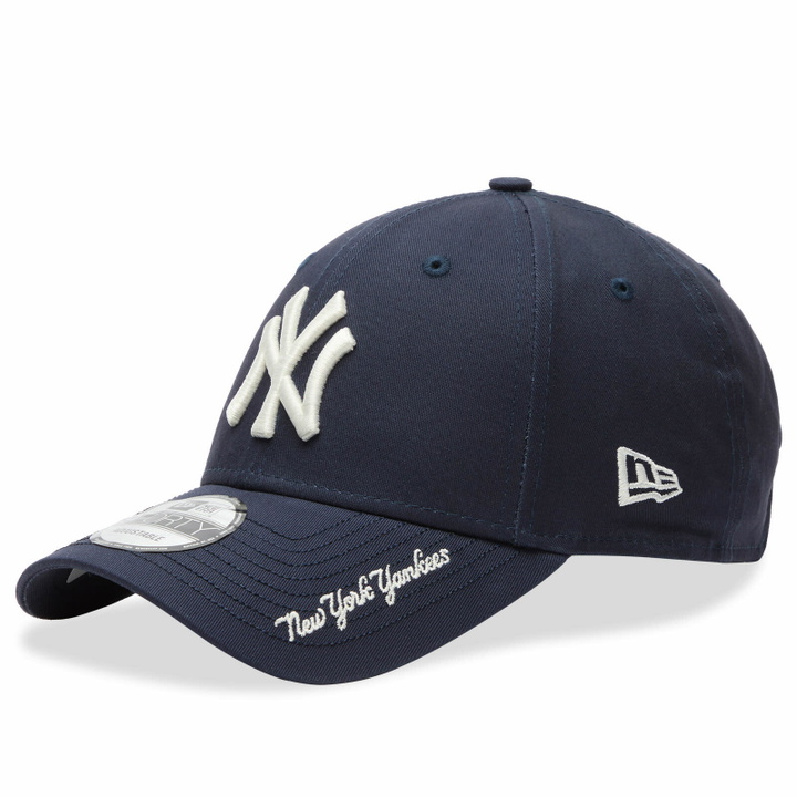 Photo: New Era New York Yankees Visor Script 9Forty Cap in Navy 