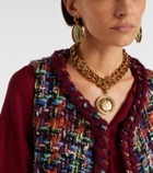 Etro Paisley drop earrings