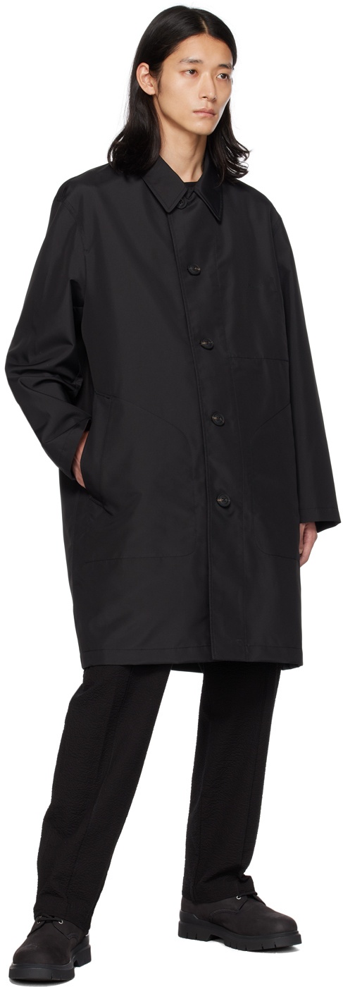 Hugo Black Relaxed-Fit Rain Coat Hugo Boss