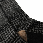 Anonymous Ism Houndstooth JQ Crew Sock in Charcoal